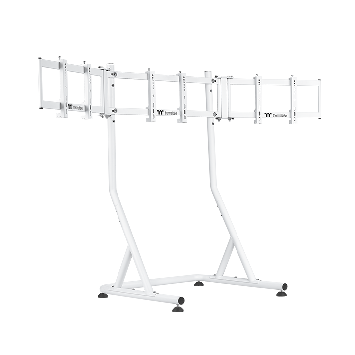 Triple Racing Monitor Stand Snow - Thermaltake Toughstore