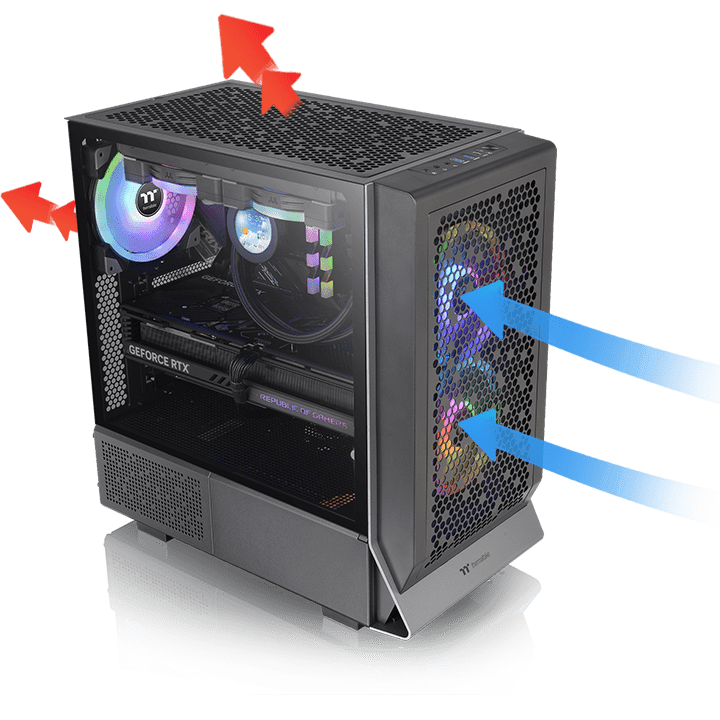 Ceres 300 TG ARGB Black - Thermaltake Toughstore