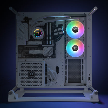 TH240 ARGB V2 Snow CPU AIO Liquid Cooler - Thermaltake Toughstore