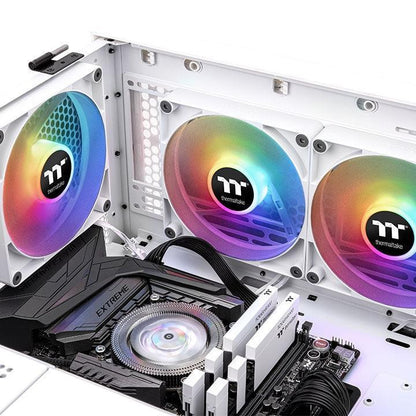 CT120 ARGB Sync PC Cooling Fan White (2-Fan Pack) - Thermaltake Toughstore