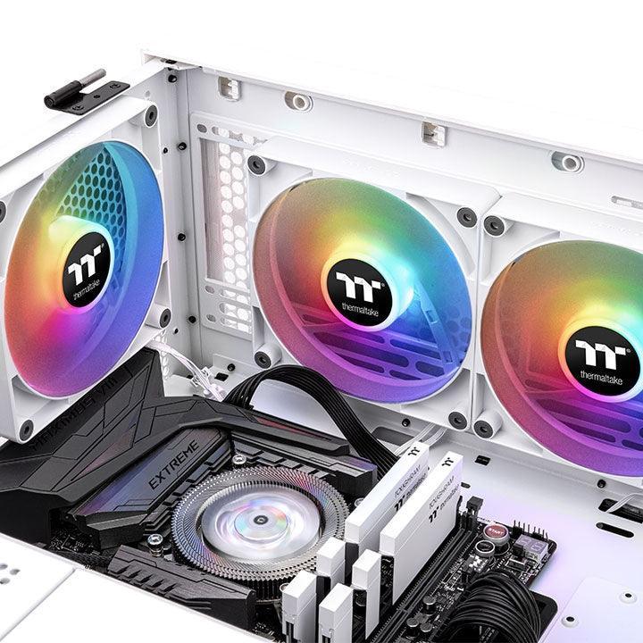 CT140 ARGB Sync PC Cooling Fan White (2-Fan Pack) - Thermaltake Toughstore