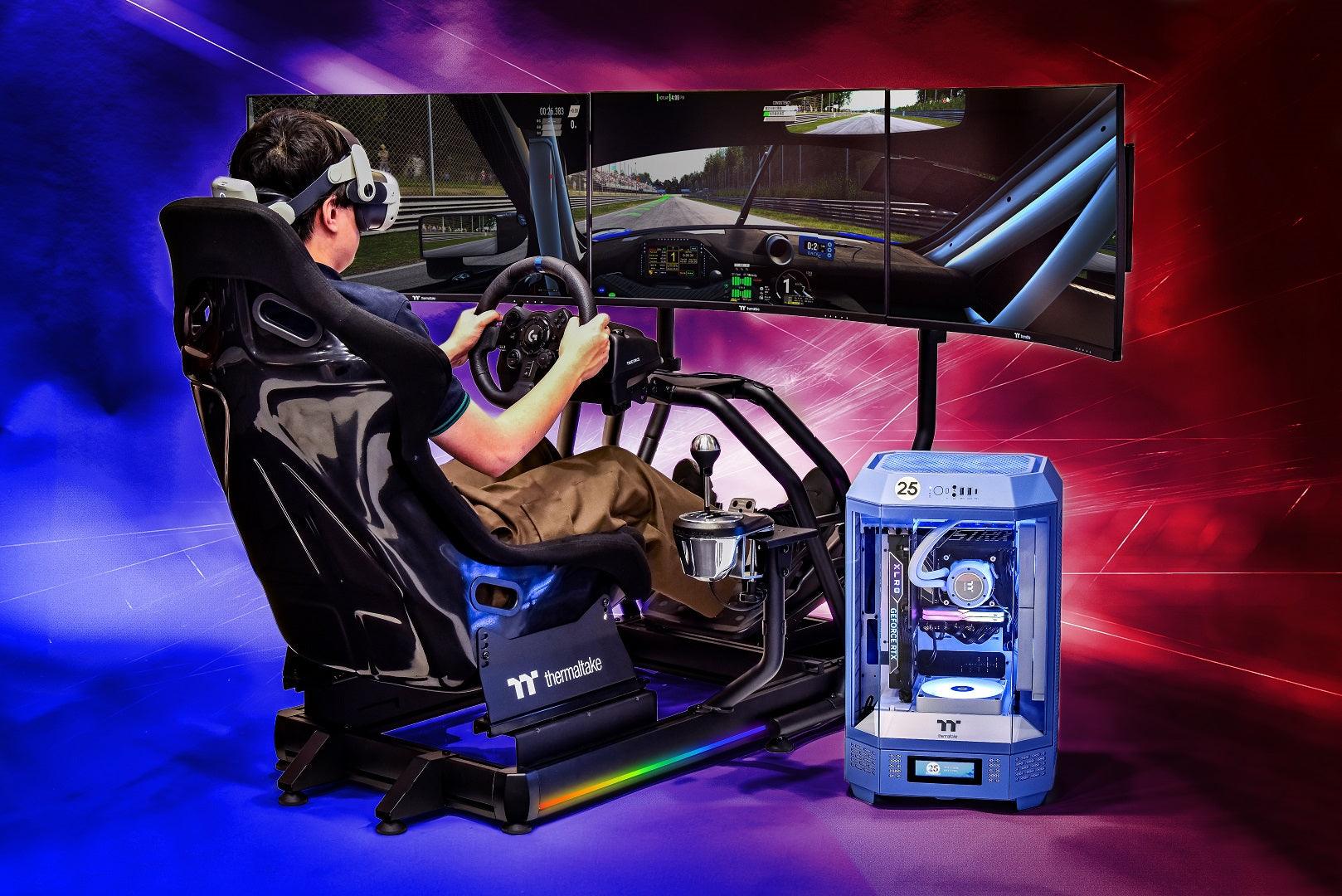 GR500 Racing Simulator Cockpit - Thermaltake Toughstore