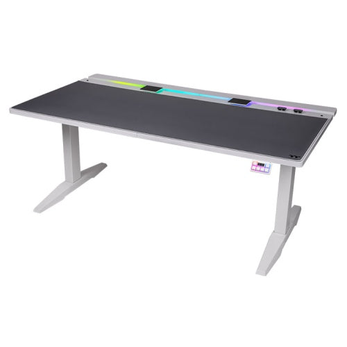 G700 RGB White Gaming Desk