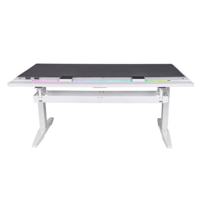 G700 RGB White Gaming Desk