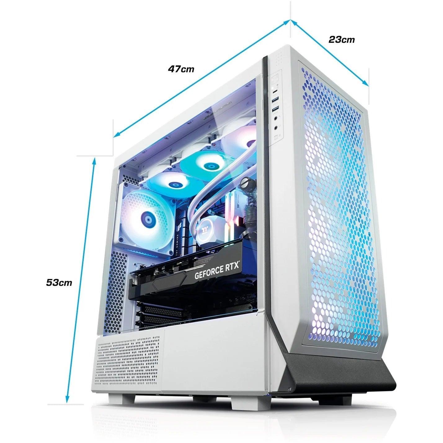 Neireid Snow Gaming PC - Thermaltake Toughstore