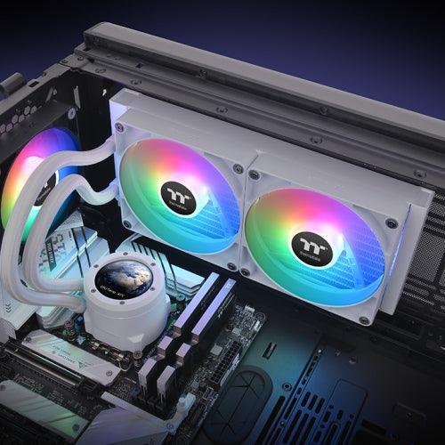 TH280 V2 Ultra ARGB Sync CPU Liquid Cooler Snow Edition All-In-One - Thermaltake Toughstore