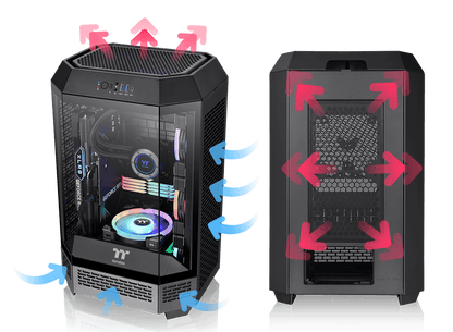 The Tower 300 Black - Thermaltake Toughstore