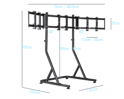 Triple Racing Monitor Stand - Thermaltake Toughstore